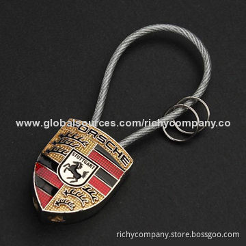 Metal Keychain for Porsche